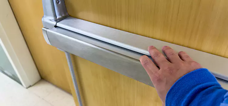 Installing a Push Bar on a Door Deltona
